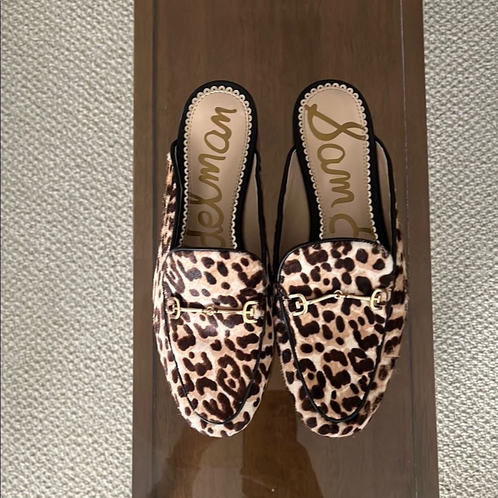 Sam Edelman Leopard Print Loafers